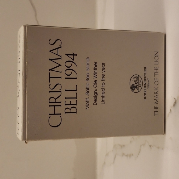 𝅺hutschenreuther Germany Weihnachts Glocke '94 Christmas Bell 1994 The Mark - Picture 8 of 10